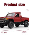 1:12 Rc Auto Mn Model Mn82 Retro Full-Scale Simulatie Lc79 Rtr 2.4G 4wd 280 Motor Afstandsbediening Pick-Up Rc Truck Model Auto