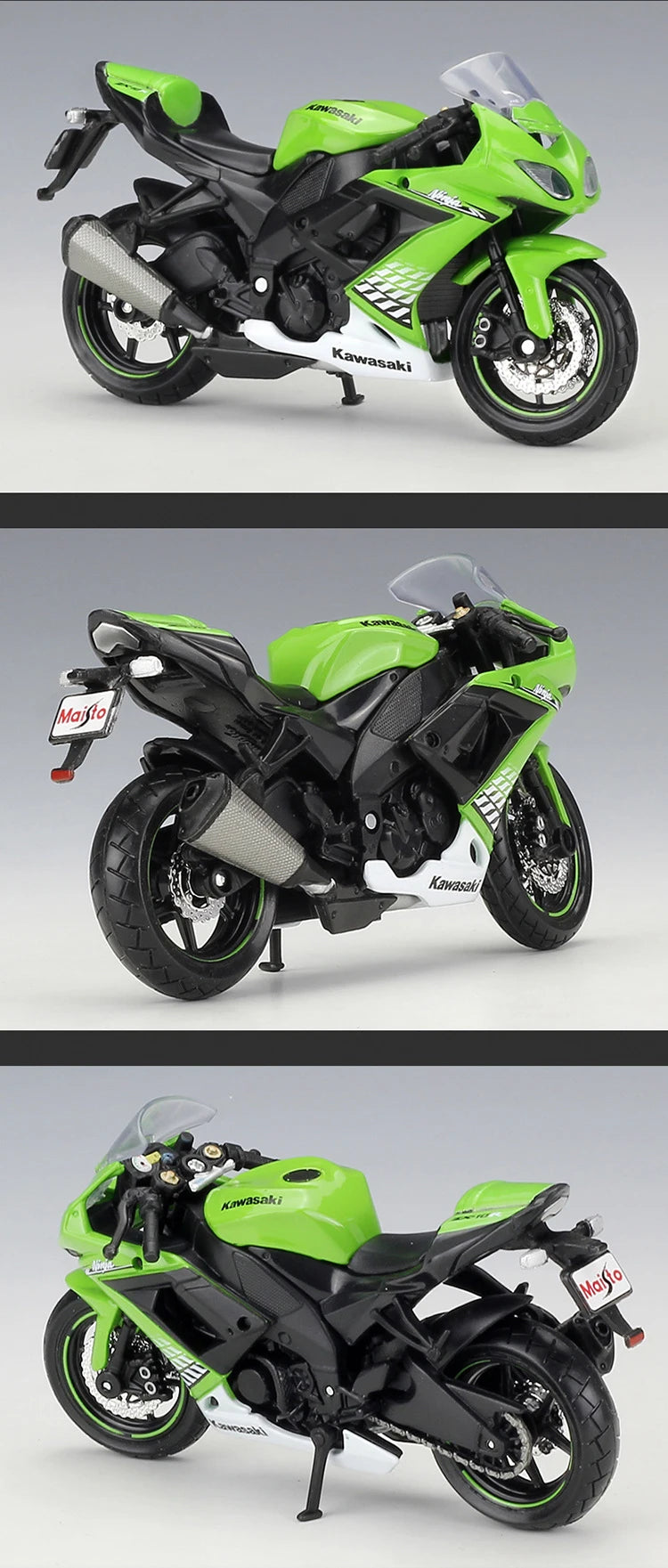 1 18 Scale Kawasaki Ninja ZX10R Diecast Motorcycle Model