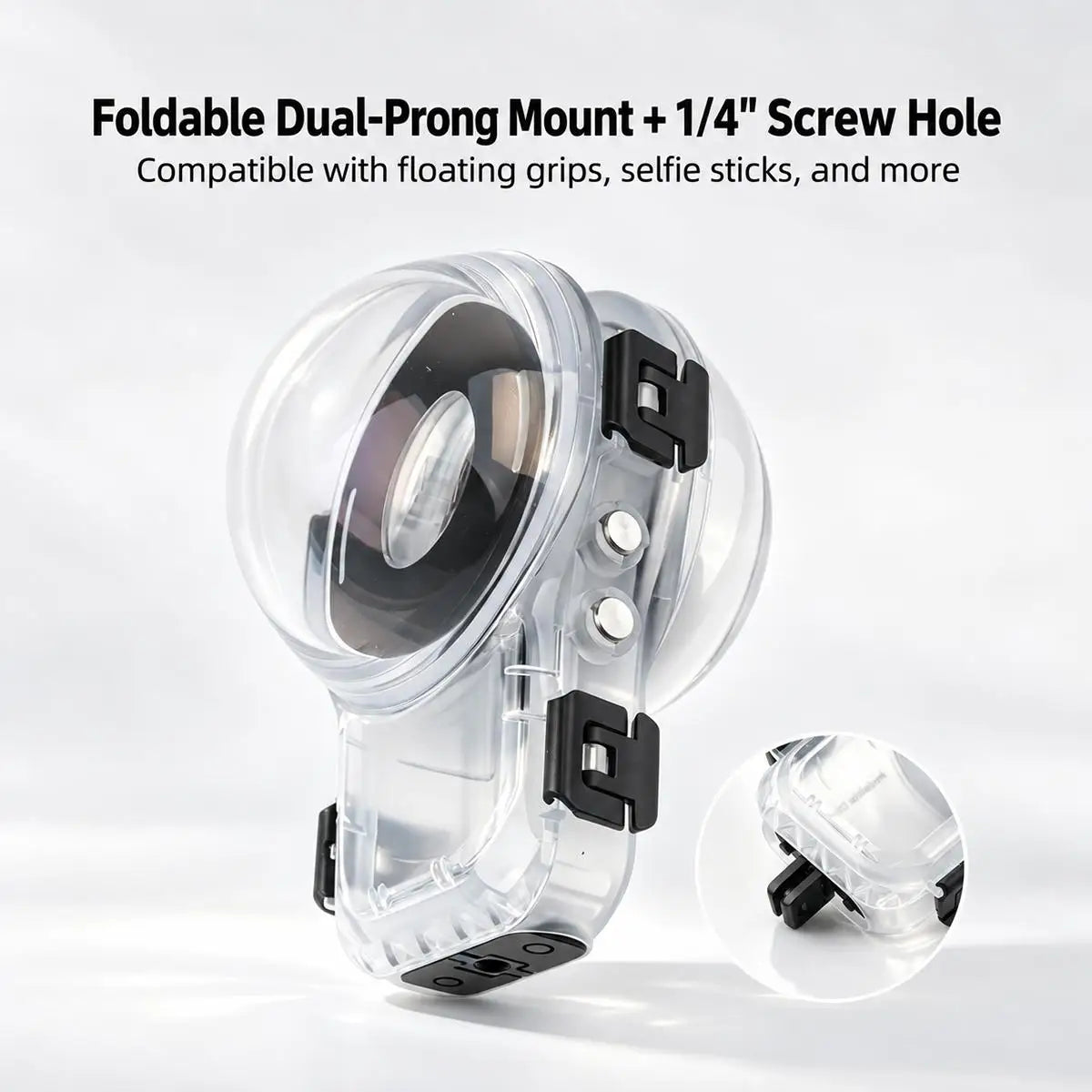 60 Metre Invisible Waterproof Diving Case for Insta360 X6