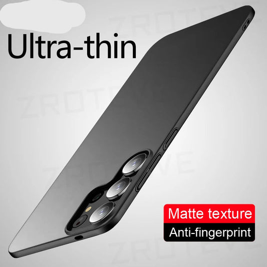 Zroteve Slim Matte Hard PC Case for Samsung Galaxy S26 Ultra / S25 Edge / S24 / S23 – Lightweight Protective Cover