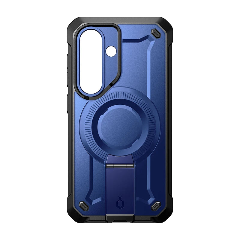 Rugged Magnetic Phone Case with Kickstand and Belt Clip for Samsung Galaxy S26 Plus
