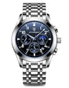 Men Watches Stainless Steel Top Luxury Fashion Business Wristwatch Waterproof Luminous Quartz Watches