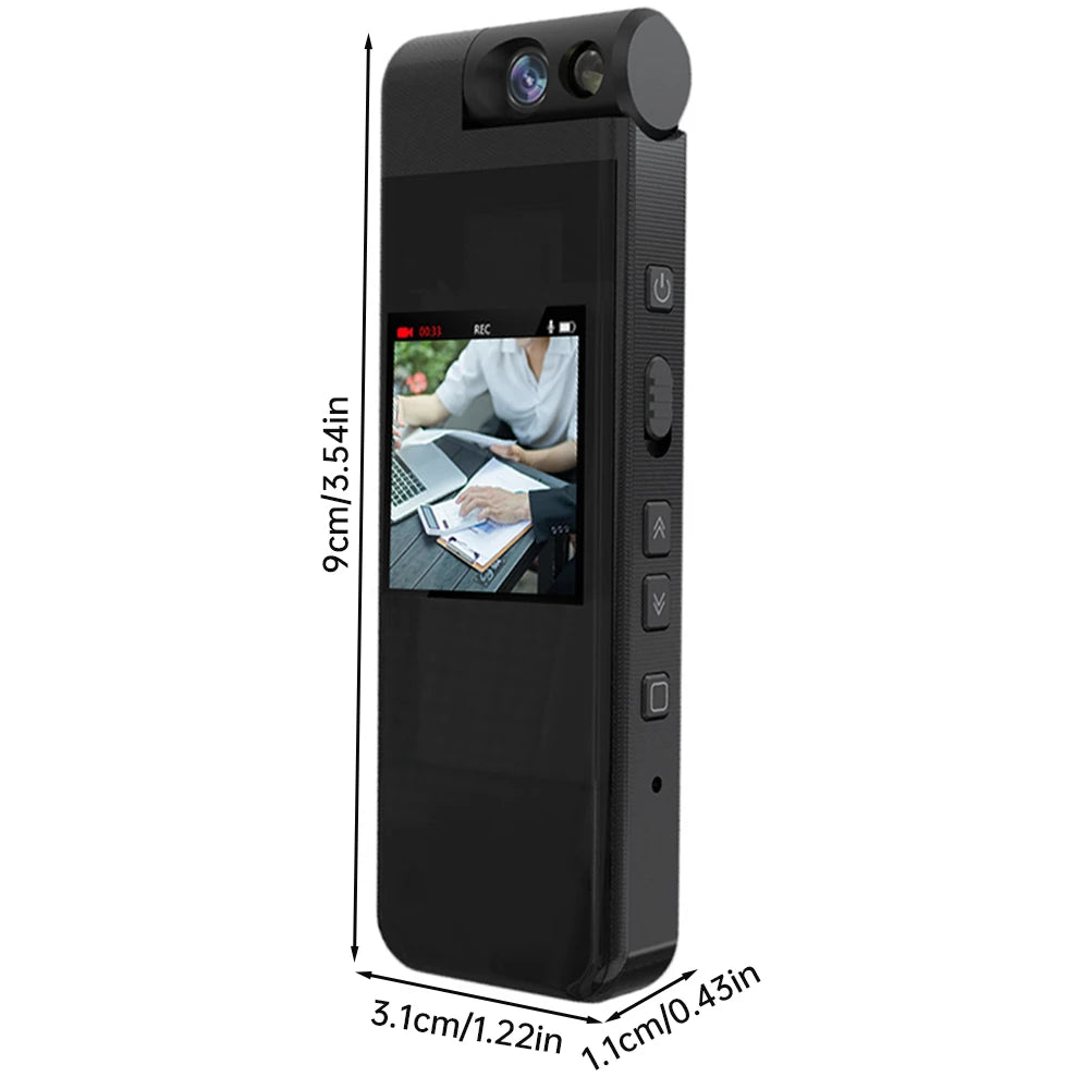 Mini Portable Digital Video Recorder, Body Camera, Night Vision Recorder, Miniature Camcorder, New Products, 2K, H.264 Mov