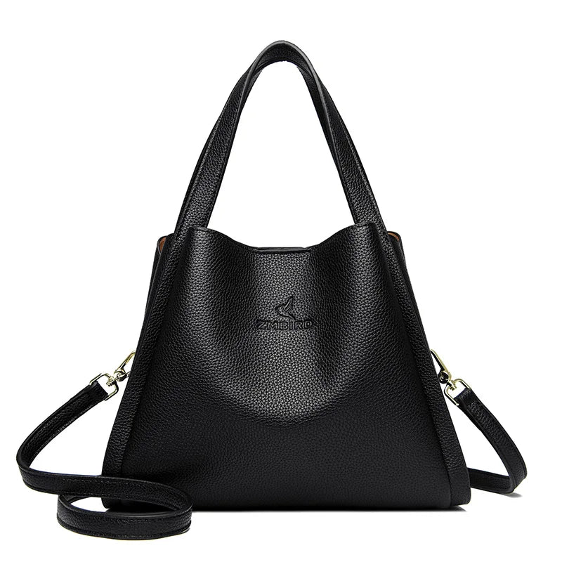 Top-handle Bag Handbags Leather Bags Ladies Shoulder Hand Bags Tote Shopping Bucket Bag