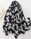 Floral Brand Scarf Luxury Designers New Style Women Elegant Scarves Hug Shawls Pink Purple Scarf Bandana Fashion Design Shawls