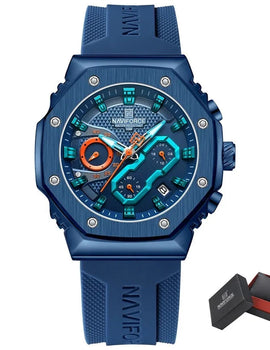 Watch Fashion Sport Waterproof Couple Lovers Quartz Wristwatches Luminous Silicone Strap Clock