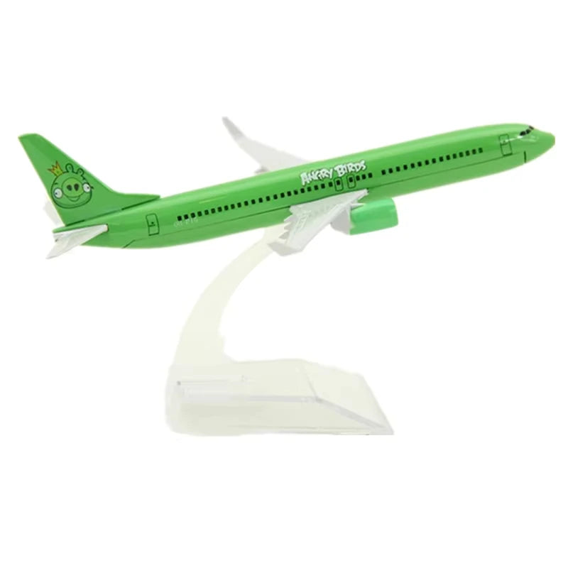 16CM Green Bird Boeing 737 Aircraft Model