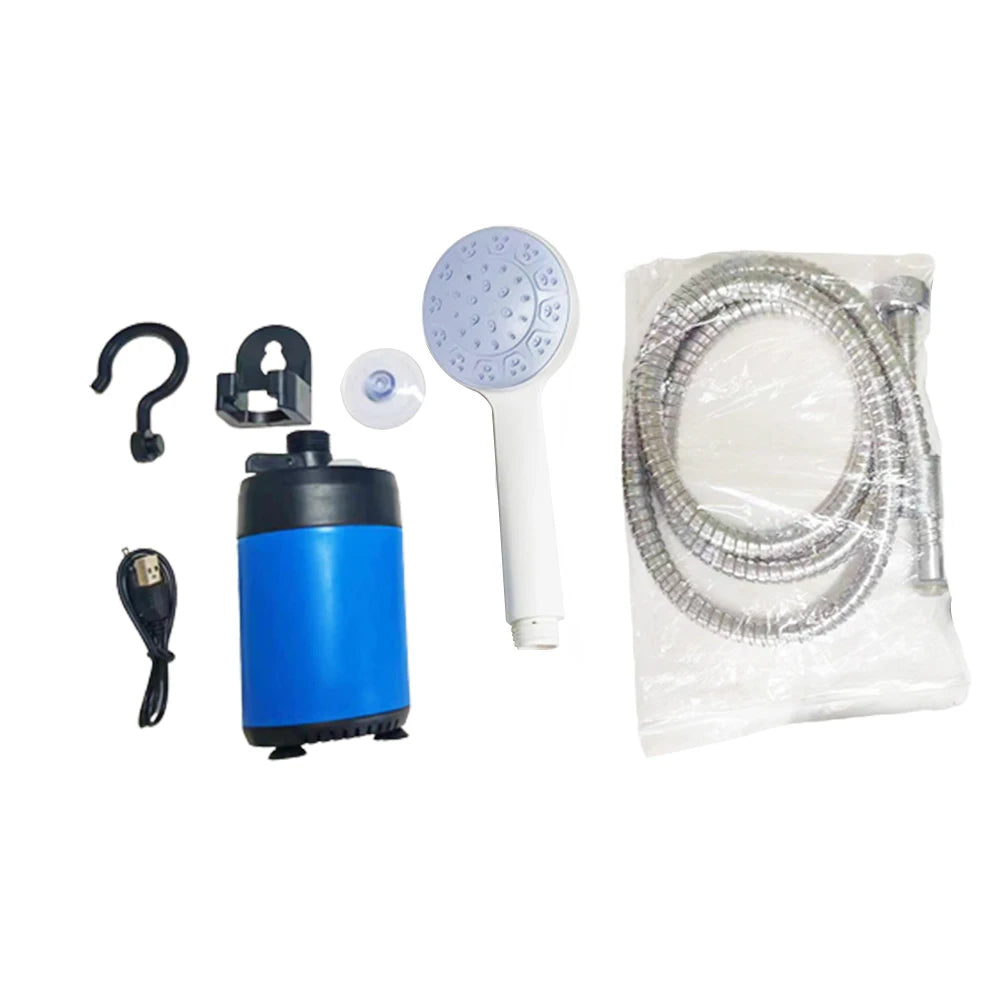Rechargeable Handheld Electric Camping Shower Set