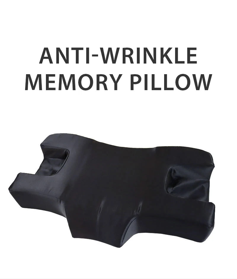 New Sleeping Beauty Pillow Satin Anti-Wrinkle Neck Protection Sleep Memory Foam Pillow Comfortable Soft Skin Care Bedding Pillow