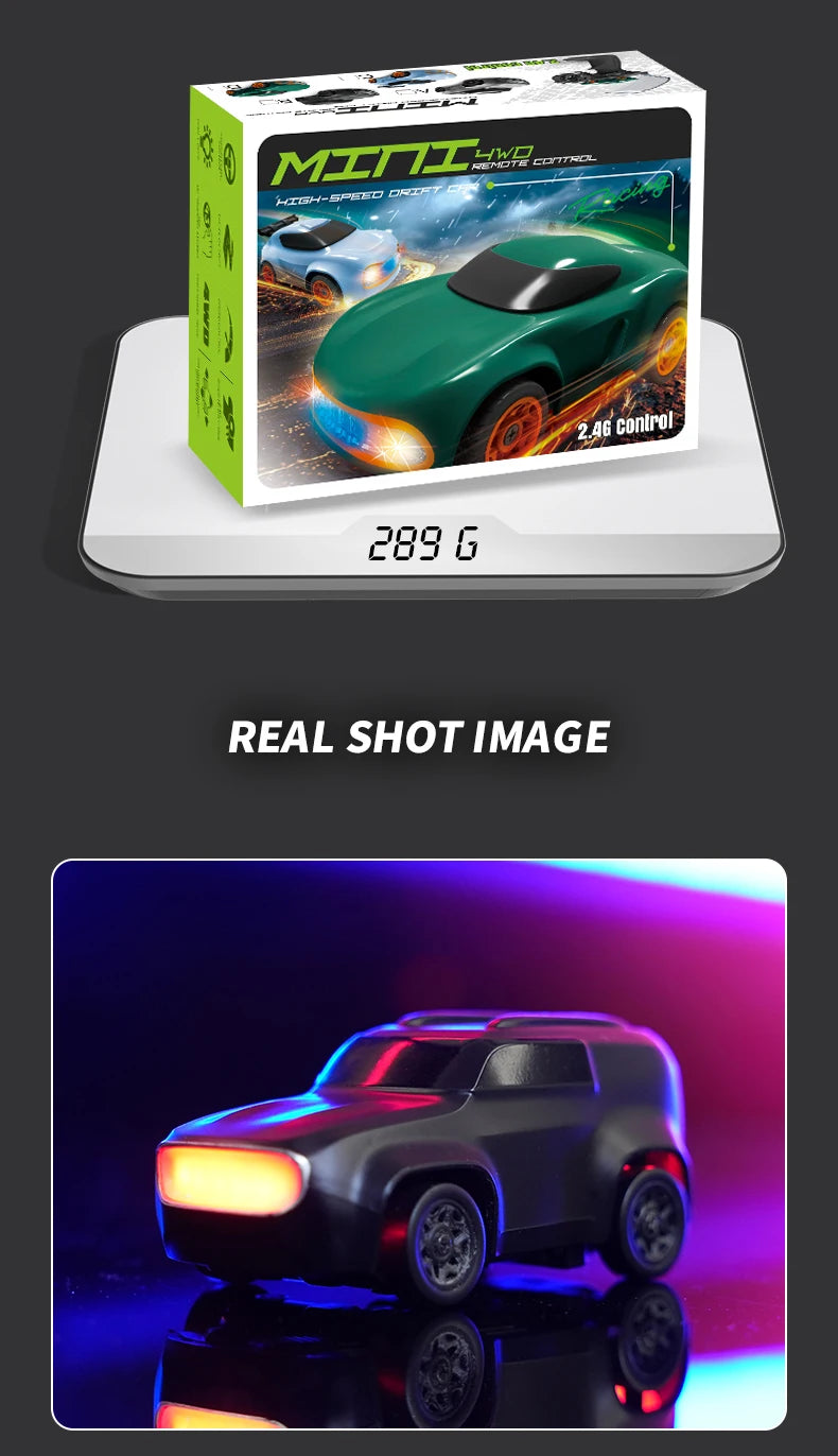 2.4G Drift Rc Car 4WD Remote Control Car Four Wheel Drive Radio Controlled Mini GTR Racing Model Boy Toy Gift