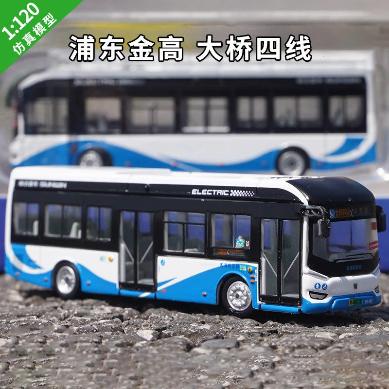 1 120 Scale Shanghai City Tour Bus Diecast Model Vehicle