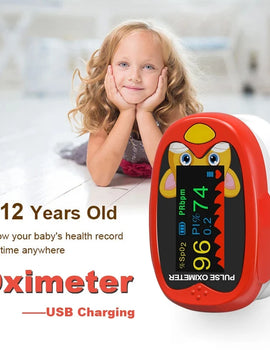 USB Pediatric Oximeter Finger Blood Oxygen Monitor for  Pulse Oximeter OLED Digital Oximetre Home Medical
