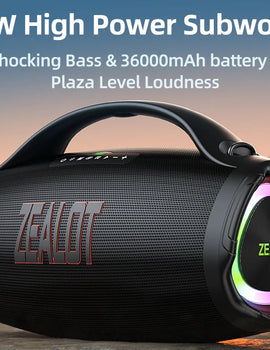 Portable Bluetooth Speaker, Wireless TWS Subwoofer, Waterproof Mobile, HIFI Quality, Big Power, 160W
