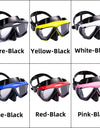 Optical Myopia Snorkel Set Diving Mask Nearsighted Swimming Goggles Short Sighted Panoramic Wide View Adults Youth -1.0To-6.0