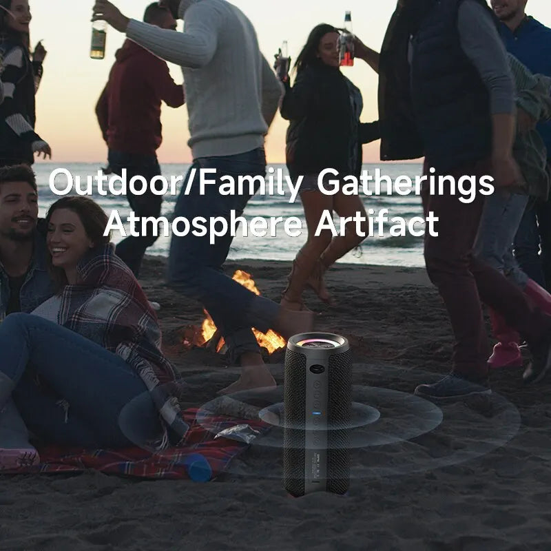 40W High-power Bluetooth Speaker 3D Stereo Bass Bluetooth Speaker Portable IPX5 Waterproof Suitable TWS Boom Box