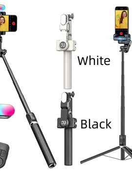 Smartphone Gimbal Stabilizer, Gimbal Stabilizer, Face Tracking without APP - 4 in 1 Mobile Gimbal Stabilizer with RGB Fill Light