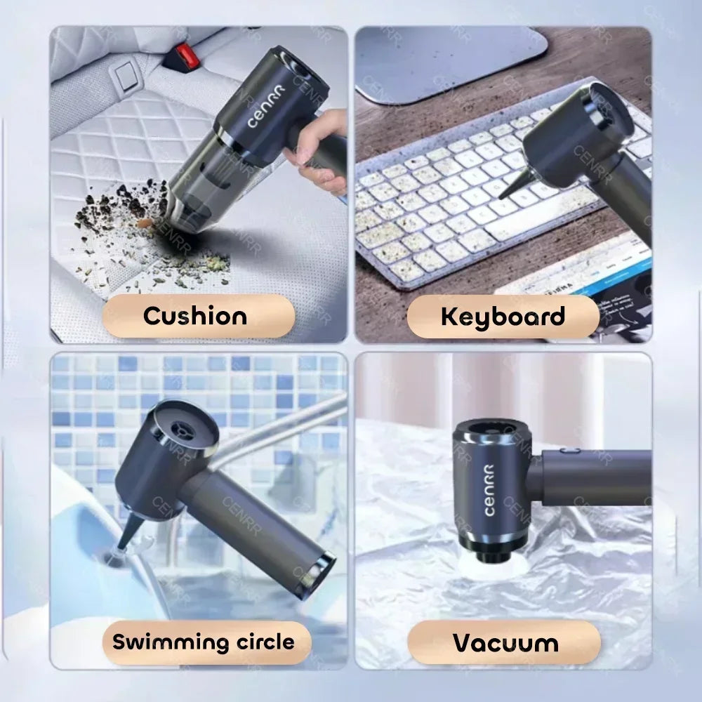 Car Vacuum Cleaner Strong Suction Powerful Cordless Vacuum Cleaner High Suction Wireless Vacuum Cleaner Cleaning Machine