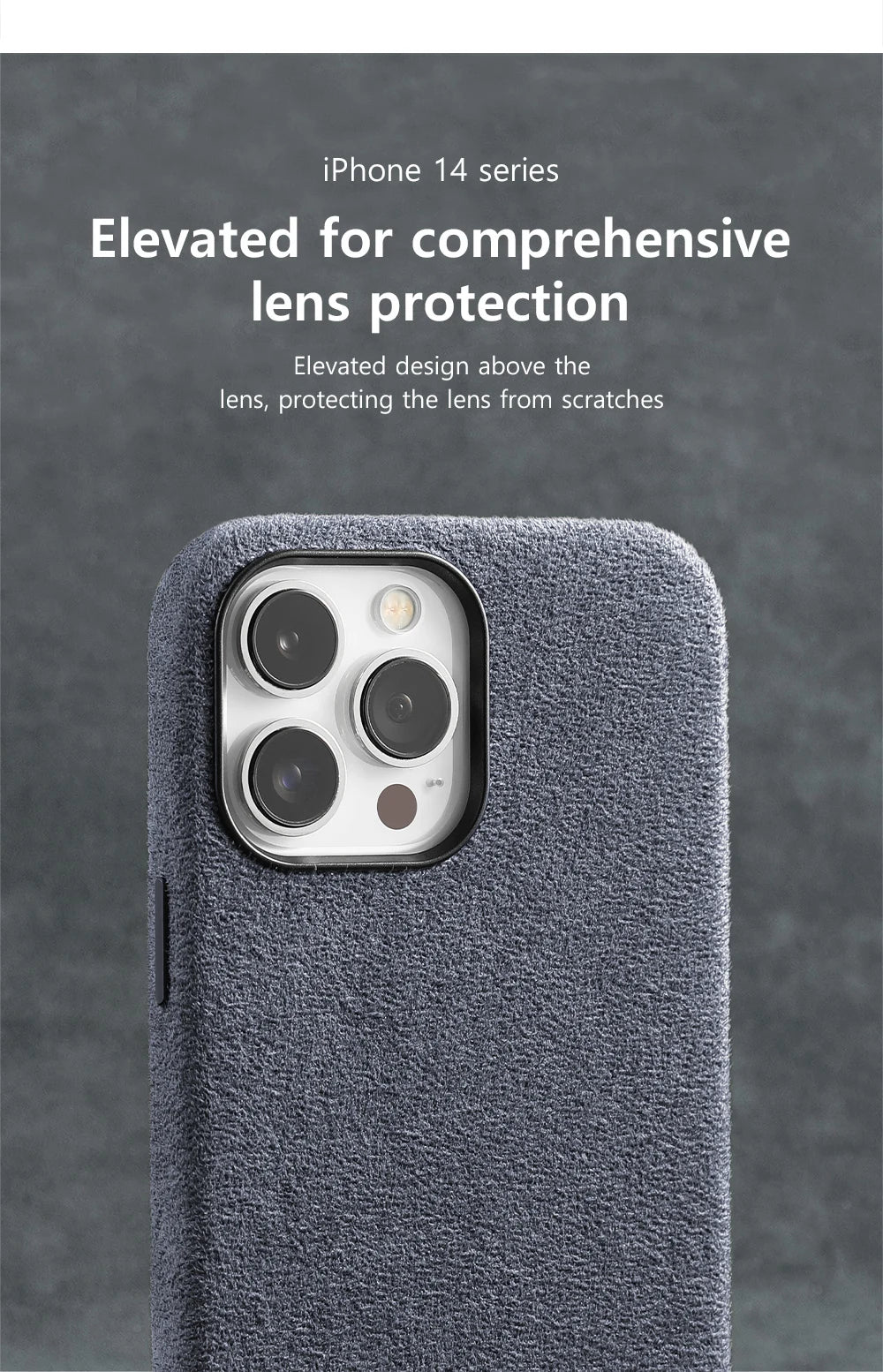 for Magsafe Case Soft Suede Fur Car Leather Phone Case for iPhone 14 Pro Max 14Pro 14 Plus  Back Cover