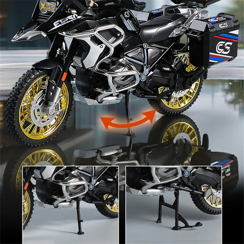 Diecast R1250 GS Adventure Motorcycle Model 1 to 10 Scale