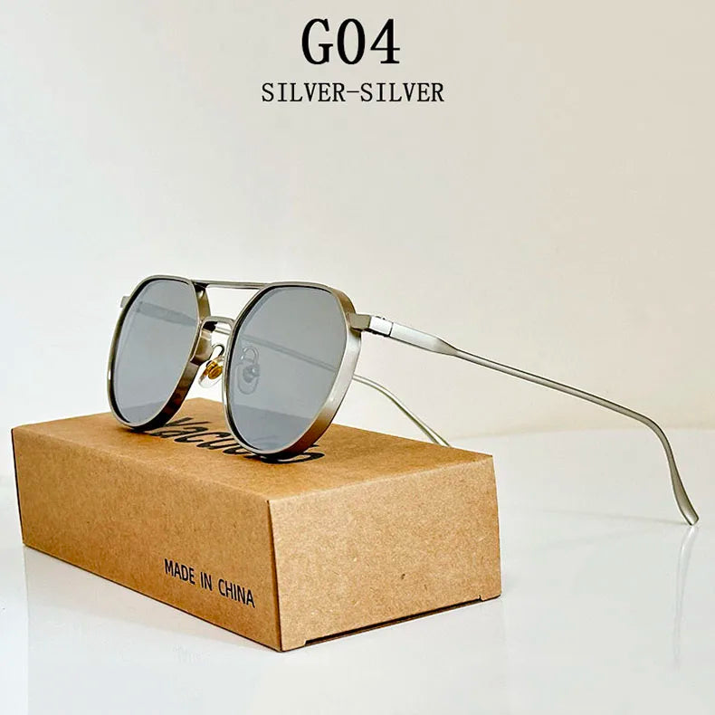 Oval Vintage Sunglasses With UV400 Protection