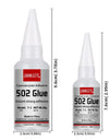 1-5pcs 502 Super Glue, Instant Glue, Quick Drying Cyanoacrylate Glue, Leather, Rubber, Wood, Metal, Glass, Strong Bonding, Liquid Glue Tool, 20ml, Long Lasting Sticky, No Turning White