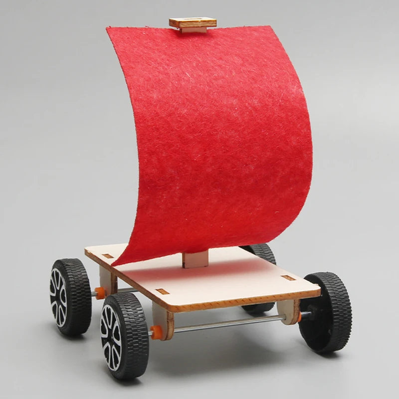 3D Wooden Puzzle DIY Physical Model Science Experiment Educational Toy Password Box Grain Fan Assembly Model DIY Decoration Gift
