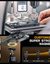 For iPhone 16 Pro Max Case with Camera Control Capture Button UB Grip Heavy Duty Rugged Magnetic Phone Case with Stand