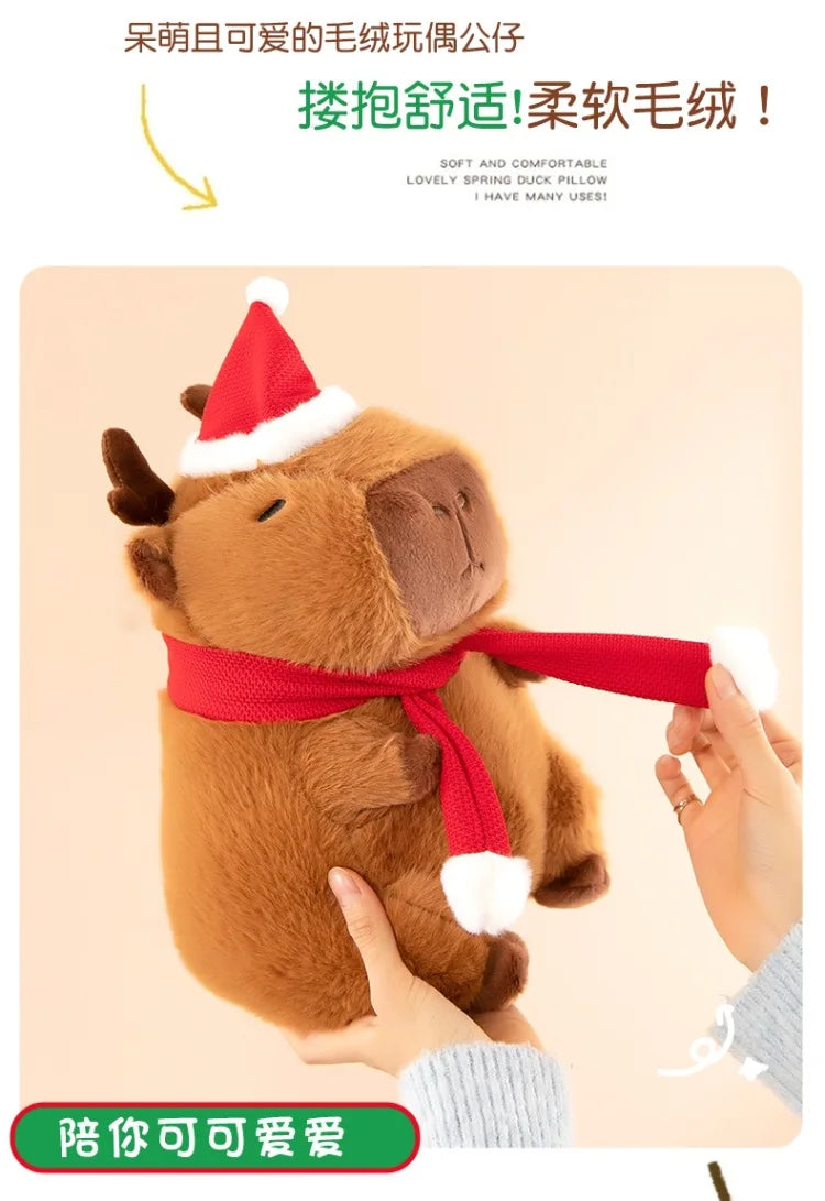 New 50cm Kawaii Capybara Plush Toy Capybara Stuffed Doll Christmas Gift Kids Birthday Xmas Present Cuddly Pillow Factory