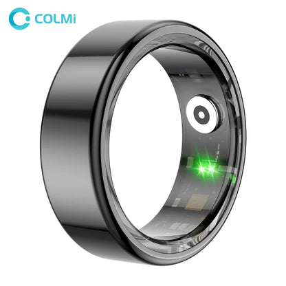 R02 Smart Ring Military Grade Titanium Steel Shell Health Monitoring IP68 & 5ATM Waterproof Multi-sport Modes