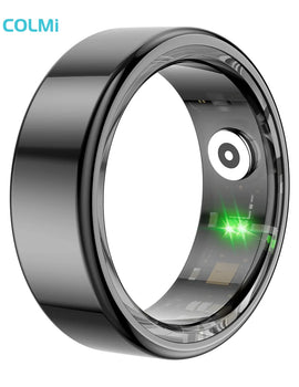 R02 Smart Ring Military Grade Titanium Steel Shell Health Monitoring IP68 & 5ATM Waterproof Multi-sport Modes