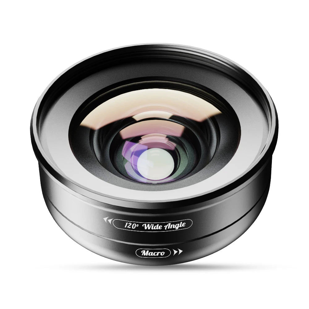 2 in 1 120 Degree Wide Angle and 10X Macro Phone Camera Lens Kit