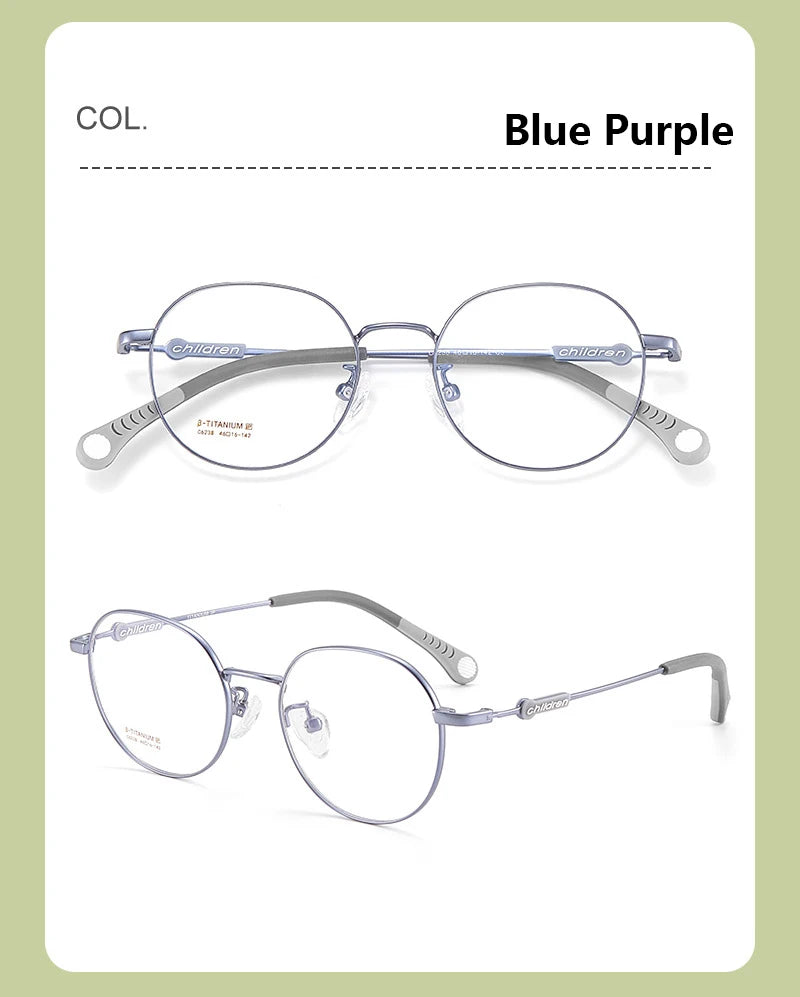 Kids Beta Titanium Lightweight Eyeglasses Frame