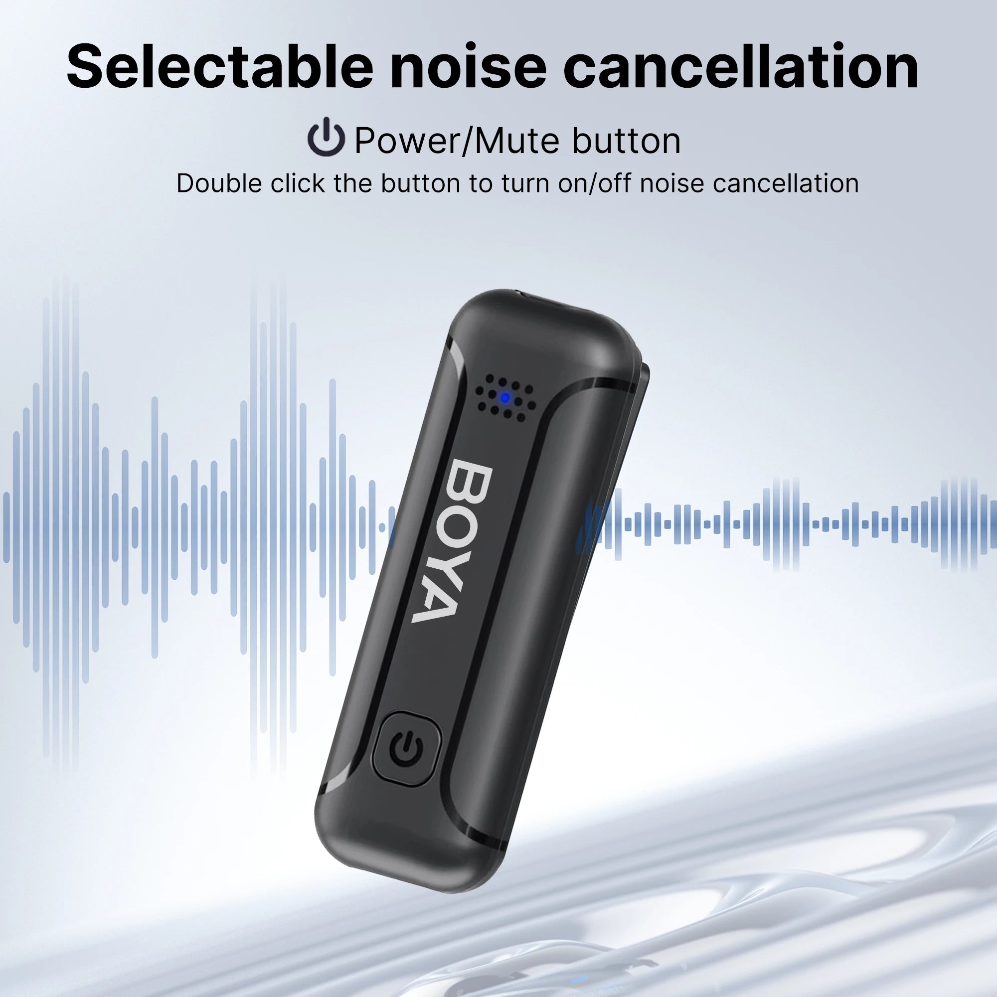 Wireless Lapel Microphone for iPhone Android Type-C Smartphone DSLR Camera PC Laptop Youtube Recording Streaming BY-WM3T2