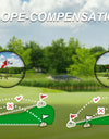 Laser Range Finder Black 600M Golf Distance Meter, with Vibration, Magnet, Slope switch, support USB Charging
