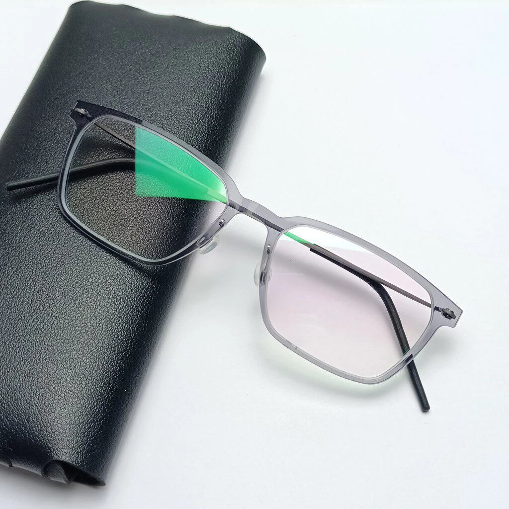 Rectangle Titanium Acetate Ultralight Eyeglasses Frame