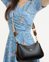 Cowhide Crossbody Bag  Straps Tote Lady Shoulder Bags Leather Messenger Bag