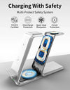 3 In 1 Wireless Charger Pad Stand Mobile Phone Chargers Fast Charging Dock Station For iPhone 14 13 Apple Watch IWatch AirPods