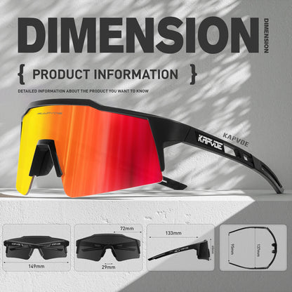 Polarized Cycling Sunglasses Outdoor Bicycle Glasses Men MTB Cycling Glasses Women Road Bike Glasses UV400 Bicycle Sunglasses