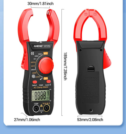 Clamp Meter Multimeter With HD Backlight Display Screen Mini Amperimetric Clamp Tester Noncontact Electrician Tools