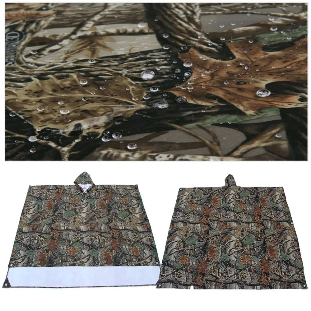 Three in One Waterproof Rain Poncho with Backpack Cover for Hiking and Camping