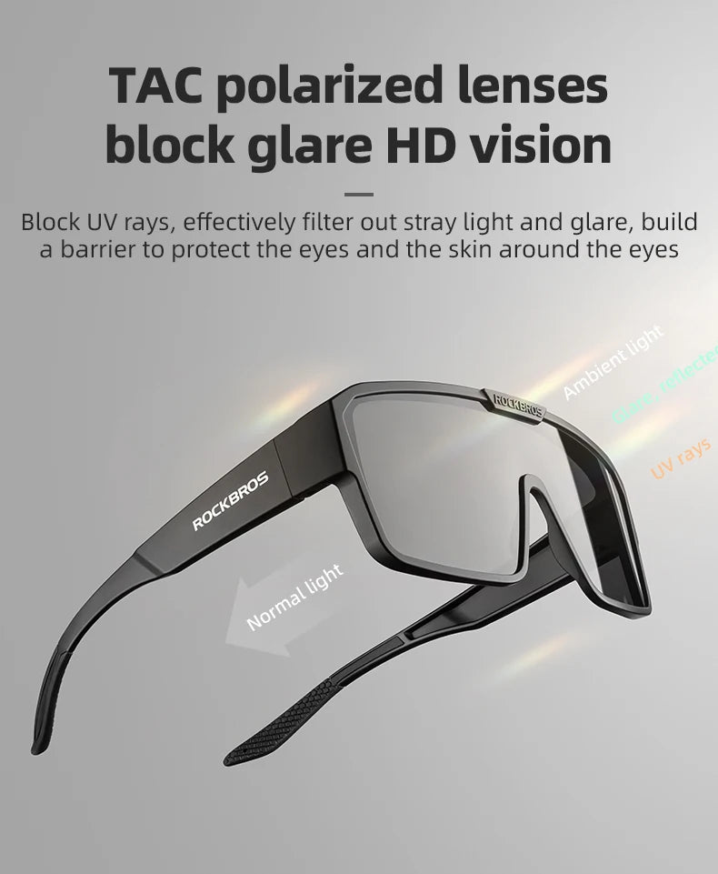 Polarized Cycling Glasses Set for Myopia Glasses UV400 Sun Protection Driving Fishing Hiking Cycling Eyewear Sunglasses