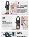 Smart Clamp Multimeter 600V Meter AC/DC Voltage Tester Ammeter Pliers Test Voltmeter Capacitance Ohm Current Tools