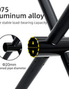 Portable Ultralight Foldable Camping Stool  Sturdy Aluminium Alloy, Outdoor Walking, Hiking and Fishing, Bearing 180kg