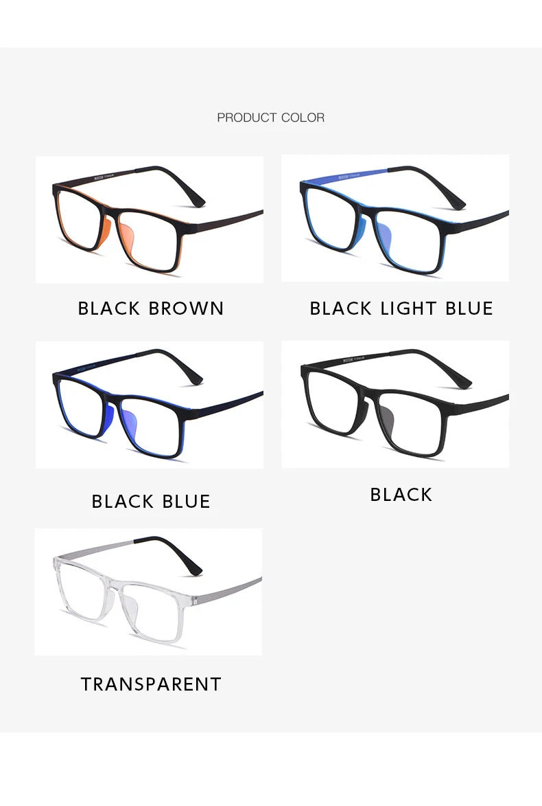 HONGMEI Ultralight Titanium Alloy TR90 Myopia Glasses Retro square Optical Prescription Eyeglasses Frame Men And Women