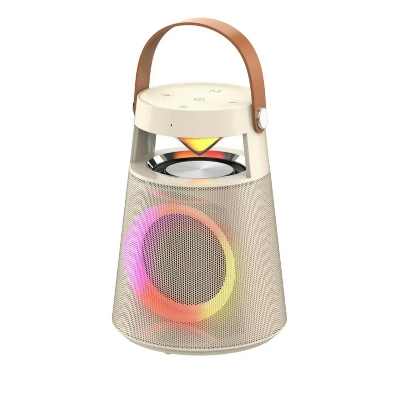 Wireless Bluetooth Speaker Outdoor Portable Camping RGB Color Light Rechargeable Wireless Speaker Home Party Music Player