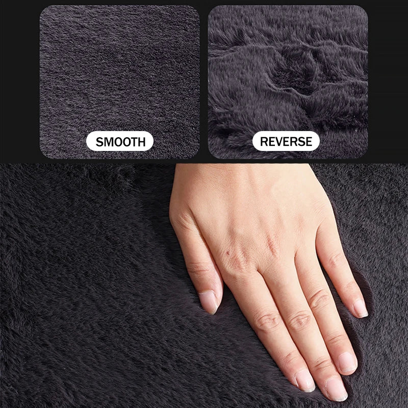 Heated Car Seat Cover USB 30' Fast Car Seat Heater Warm Plush Comfortable Heating Hot Car Seat Cushion Seat Heating Cover Pads