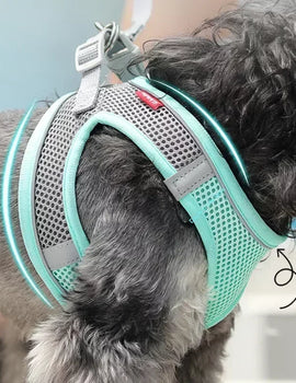 Harnesses for Dogs Rope Puppy Dog Collar Clothes Vest Chest Reflective and Breathable Adjustable Outdoor Walking Pet Supplies
