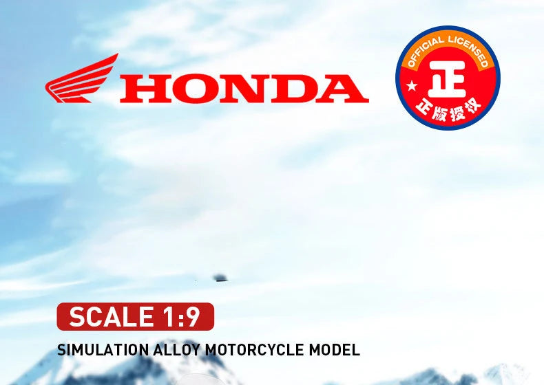 Diecast Honda Gold Wing GL1800 Touring Motorcycle Model 1 to 9 Scale