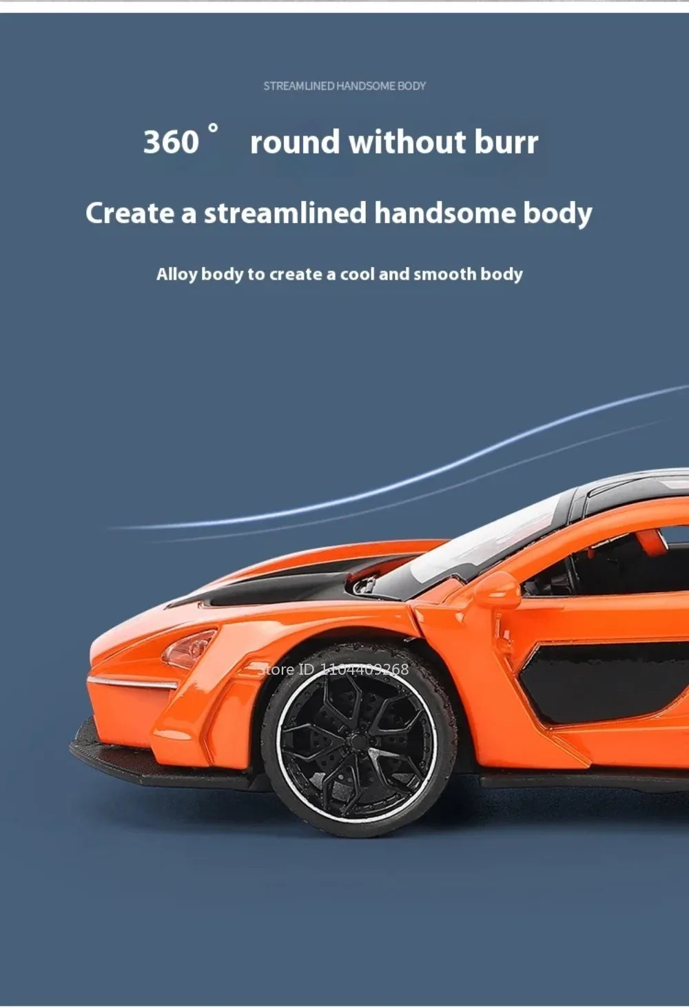1:32 Scale Senna P1 Alloy Car Model Toy Simulation Sound Light Supercar Diecast Metal Vehicles Collection Birthday Gifts
