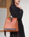 Backpacks PU Leather Travel Back Pack Ladies Large Capacity Shoulder Handbags